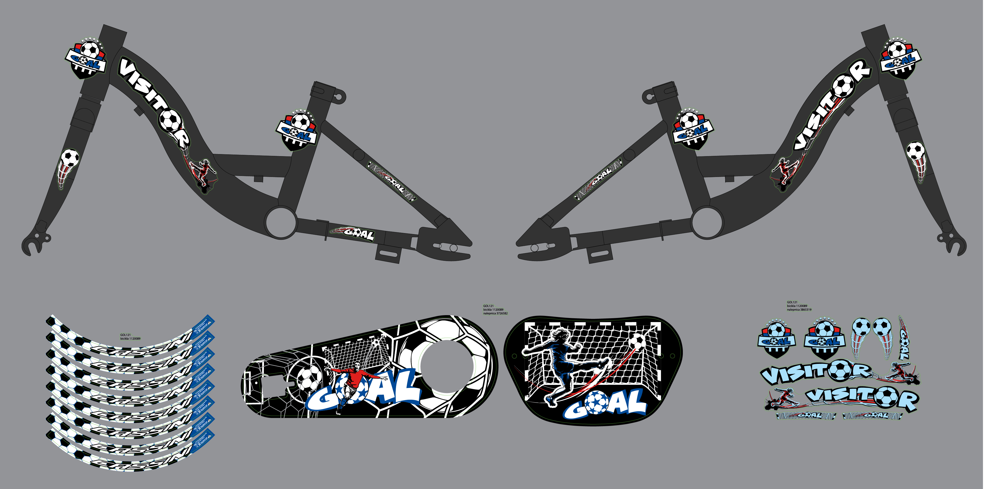 NAL.P.VEN .GOL162DMTVKK/241K14P7/16"9" SET NALEPNICA